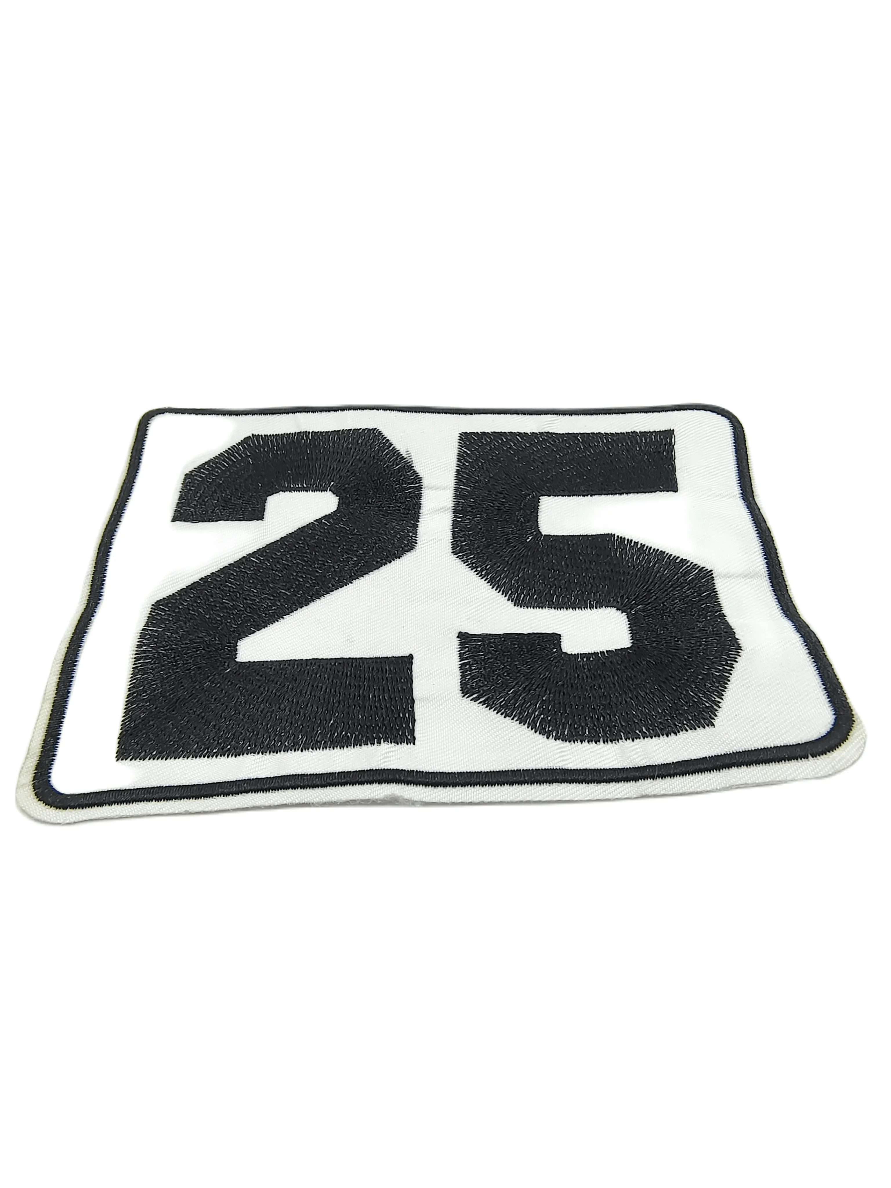 25 Embroidery Black & White Sew Patch