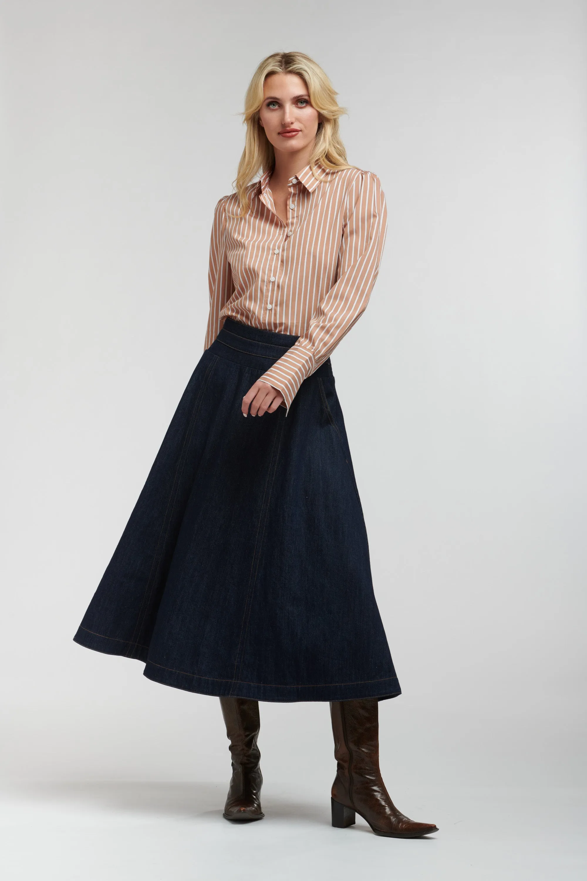 365 Days - Dandy Stripe Shirt - Toffee