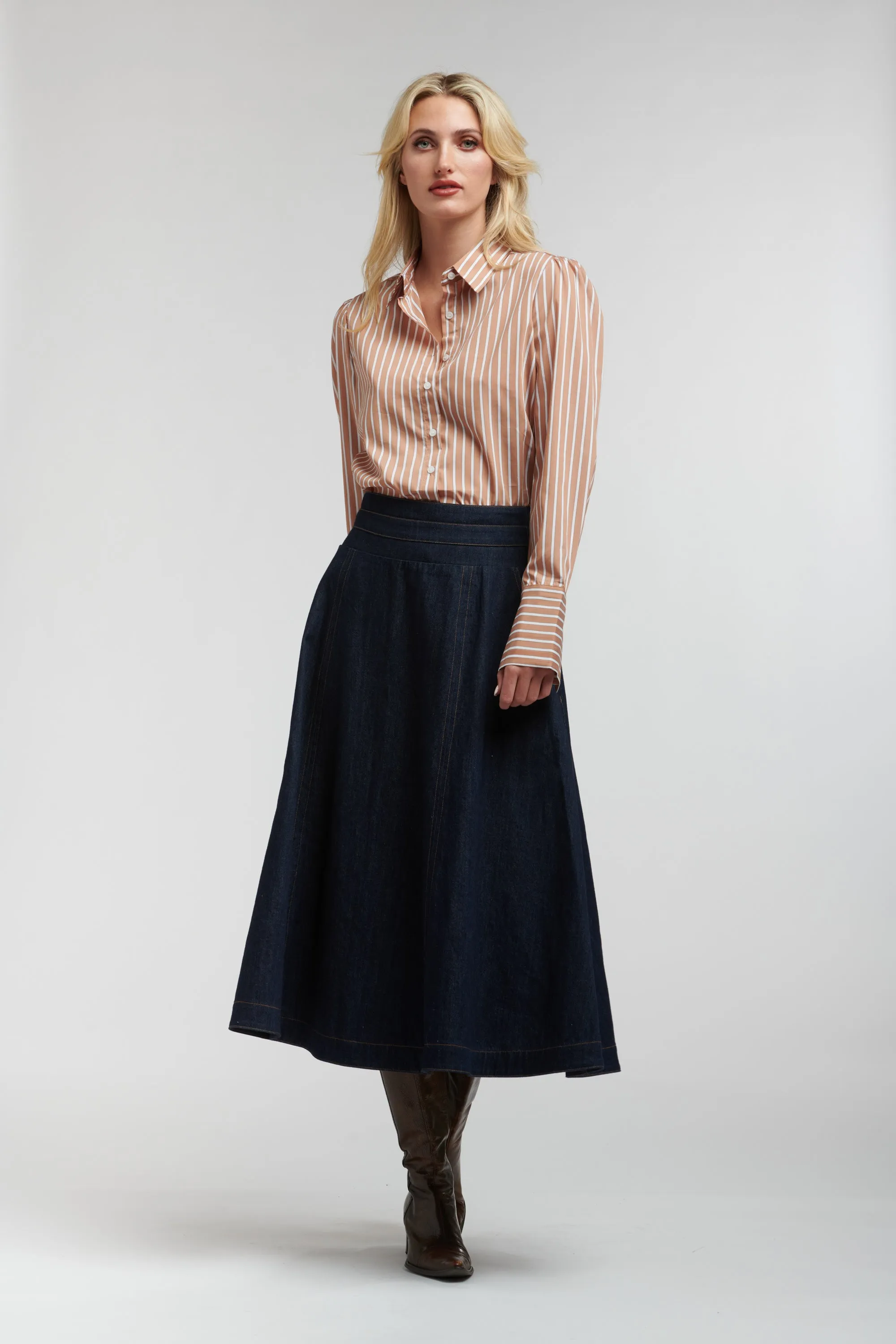 365 Days - Dandy Stripe Shirt - Toffee
