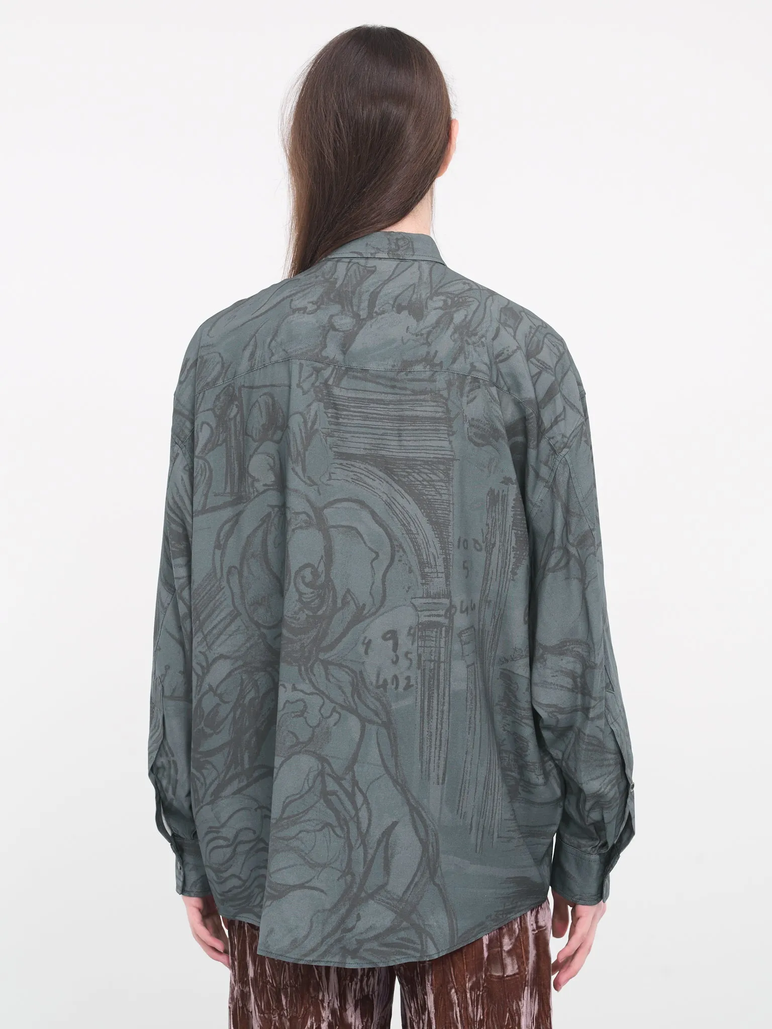 Alda's Twisted Shirt (R28013913-39-GREEN)