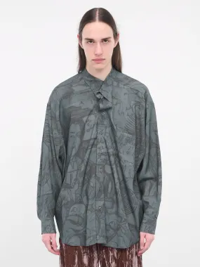 Alda's Twisted Shirt (R28013913-39-GREEN)
