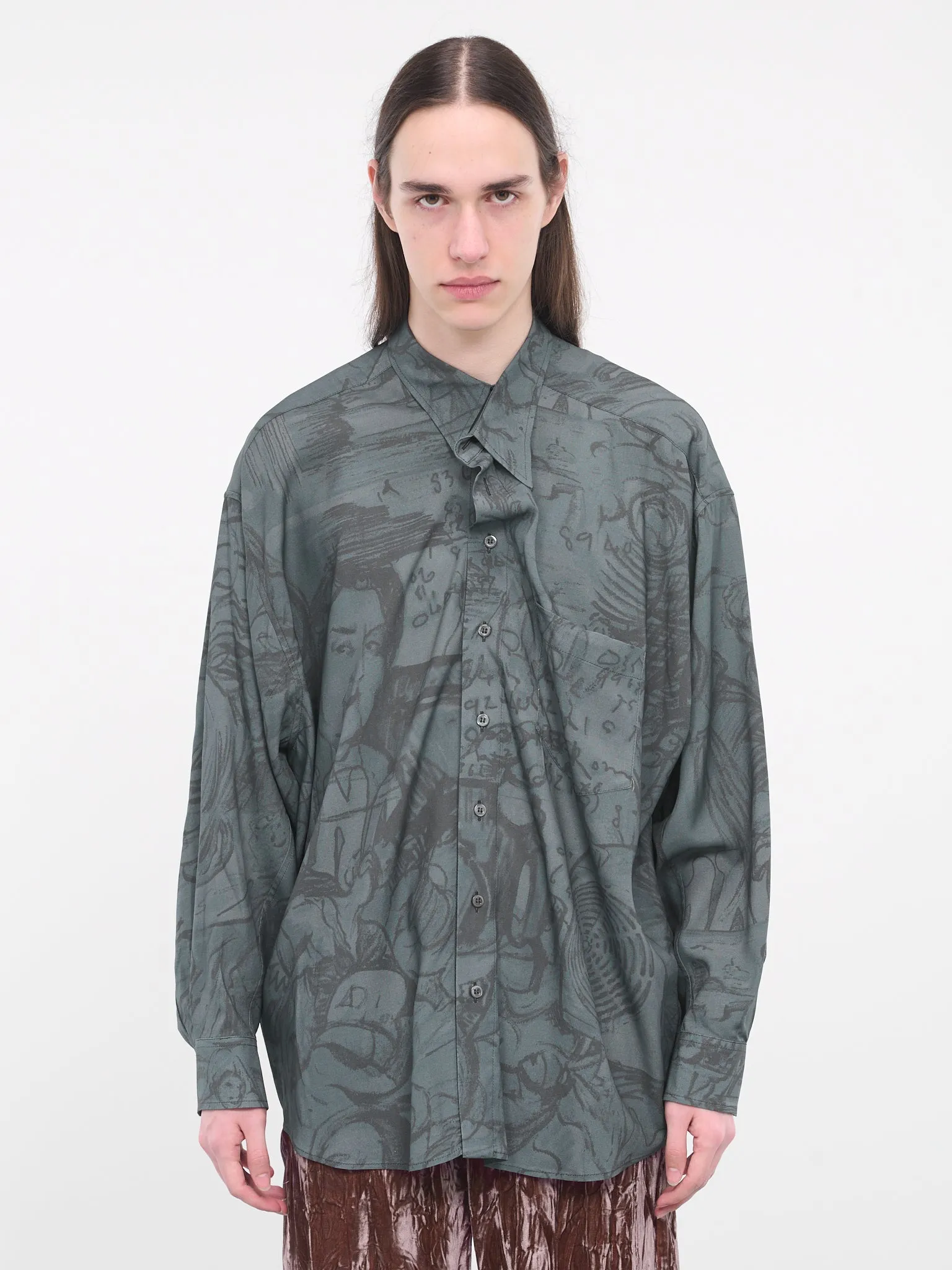Alda's Twisted Shirt (R28013913-39-GREEN)