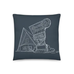 As Dusk Falls Desert Dream Throw Pillow