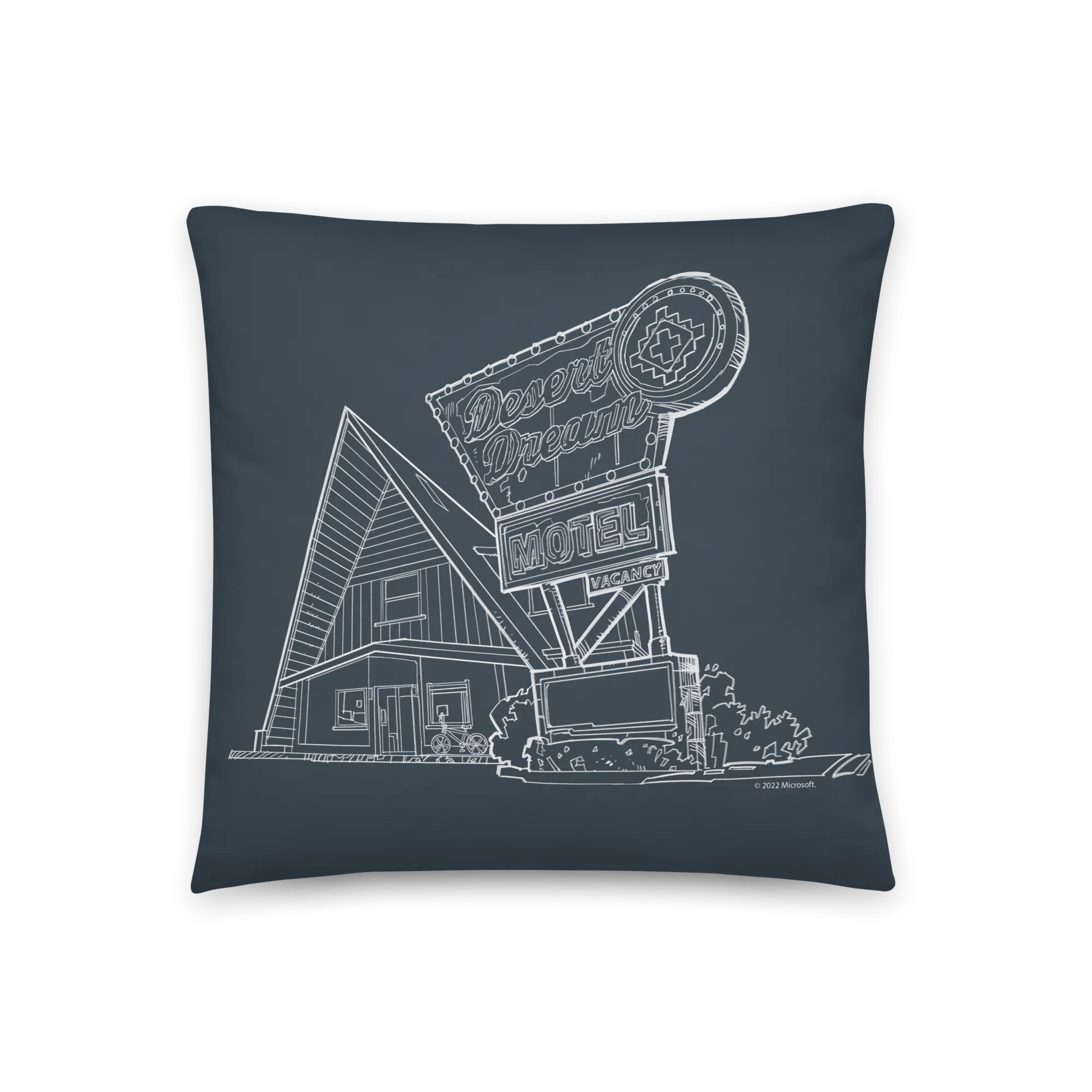 As Dusk Falls Desert Dream Throw Pillow