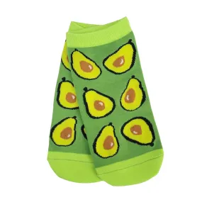 Avocado Patterned Ankle Socks (Adult Medium - Women's Shoe Sizes 5-10)