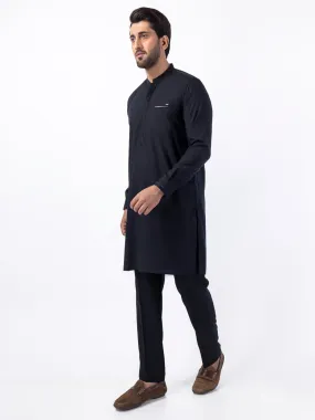 Black Blended Kurta Trouser - AL-KT-3050