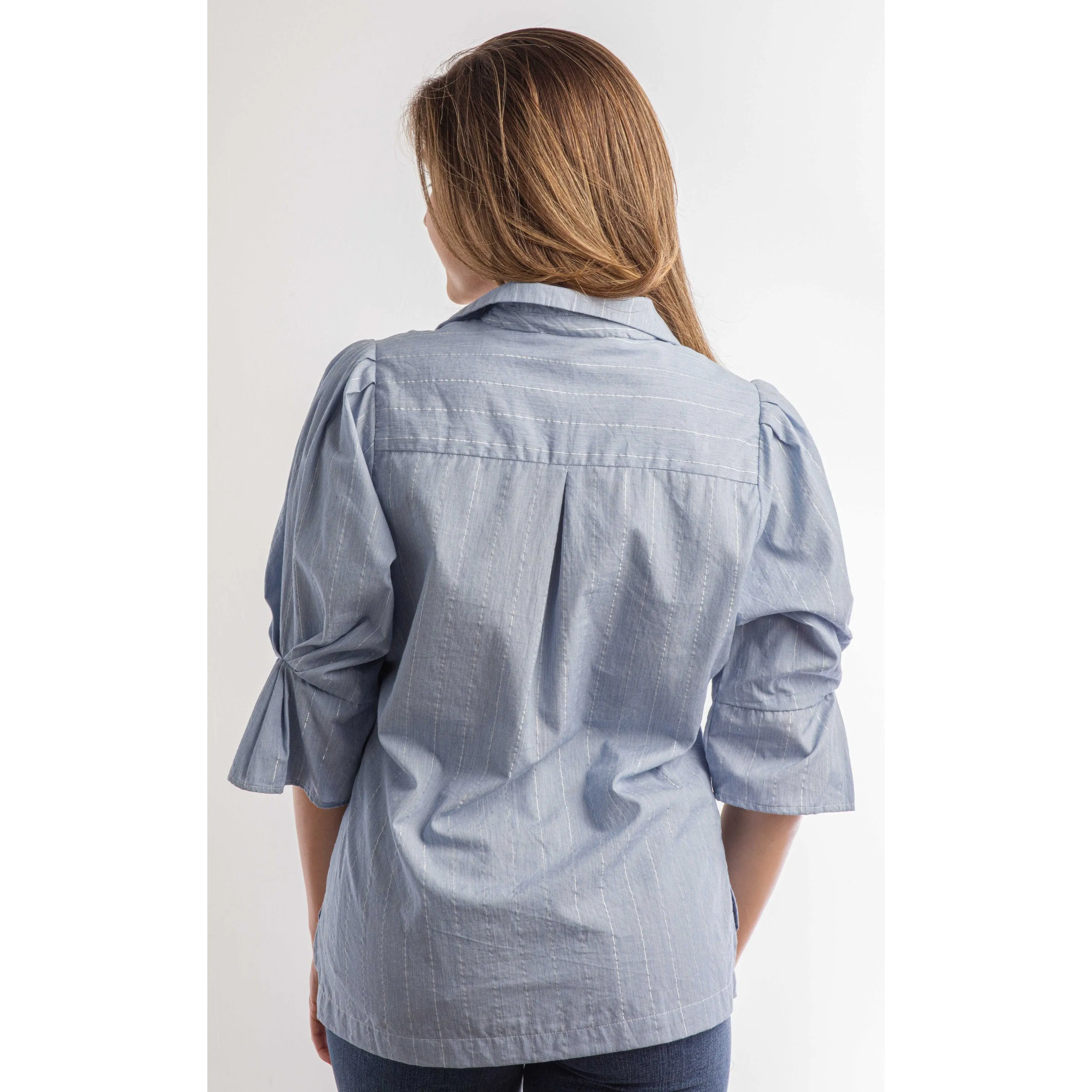 Blue Posy Top
