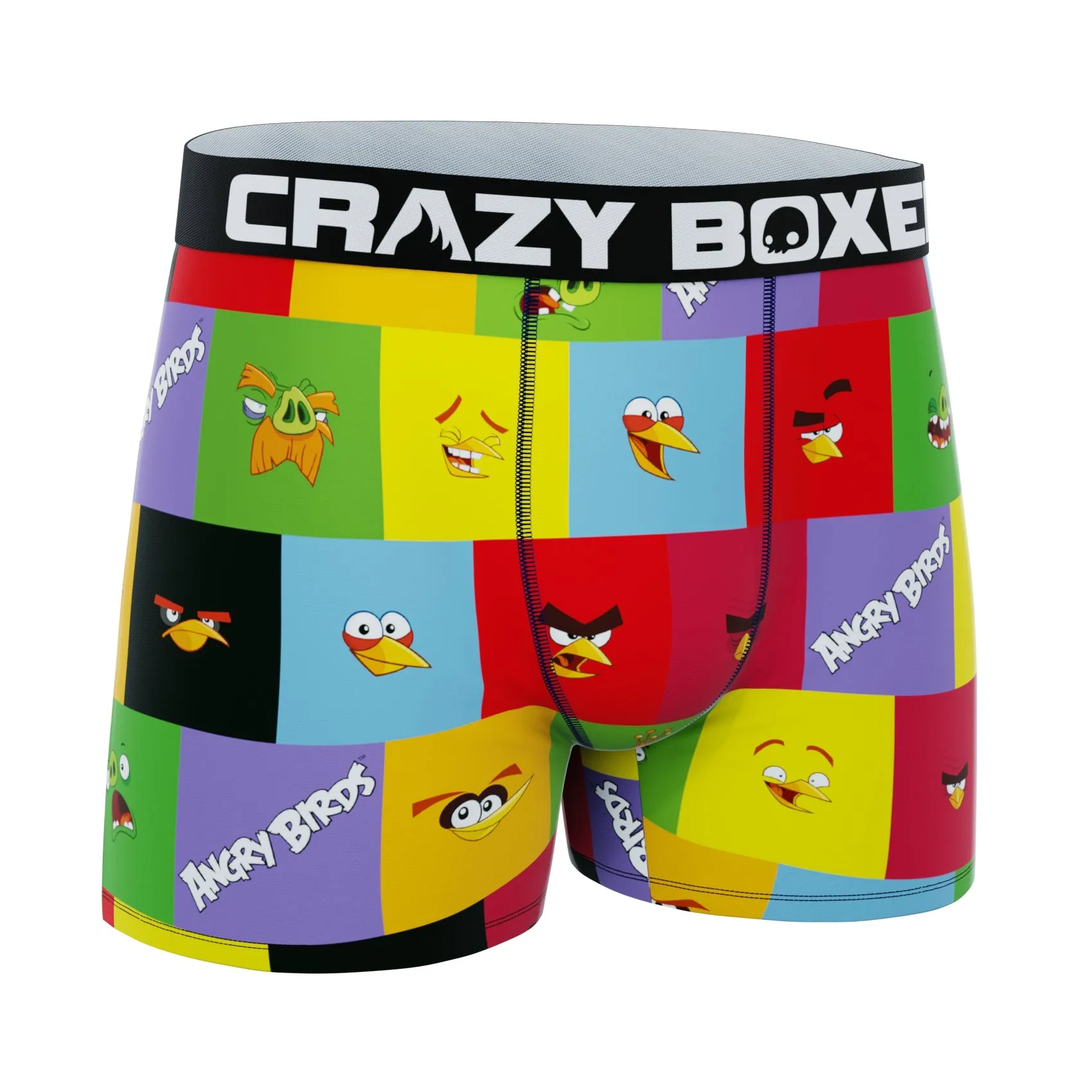 CRAZYBOXER Angry Birds Men's Boxer Briefs