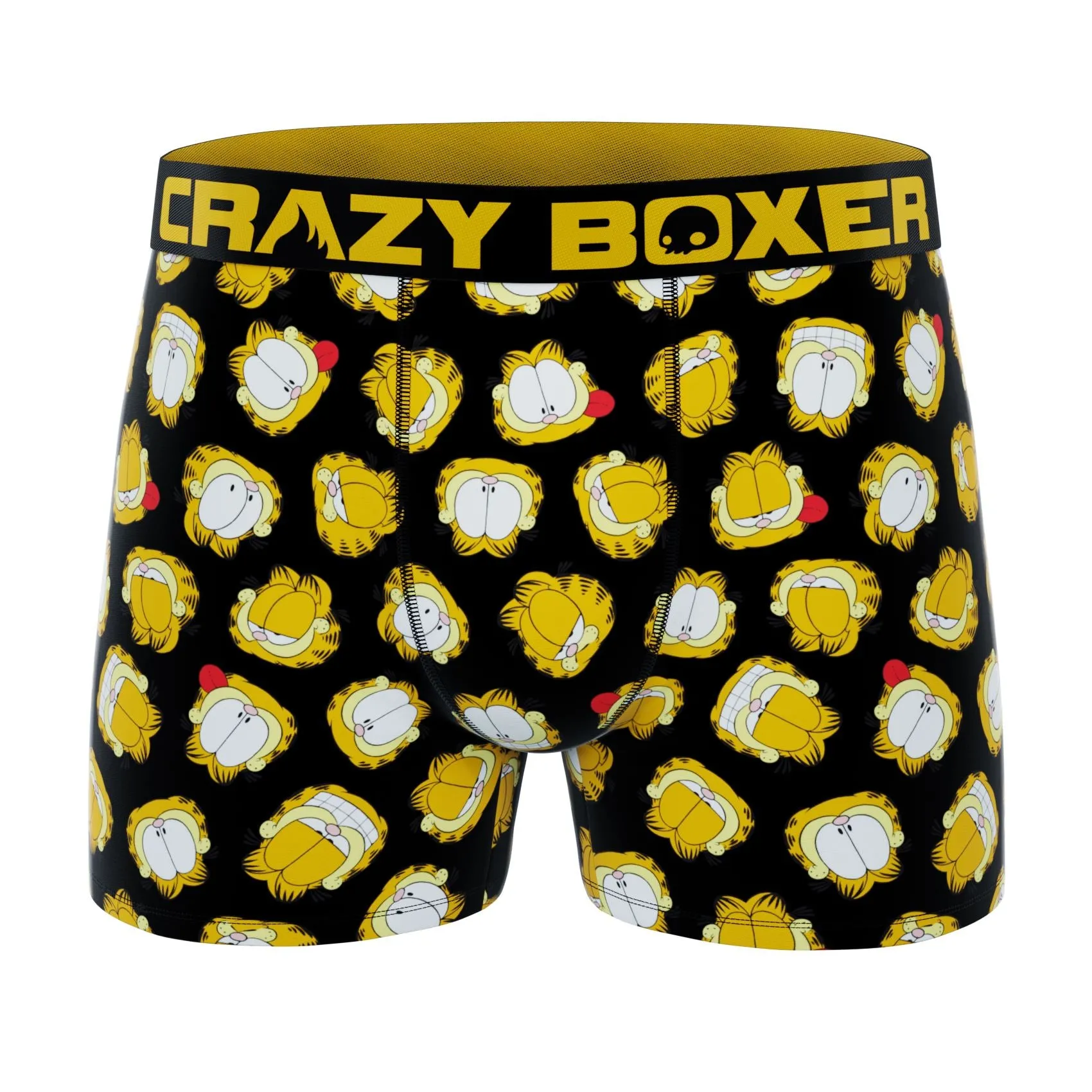 CRAZYBOXER Garfield Faces Mondays Men's Boxer Briefs (2 pack)