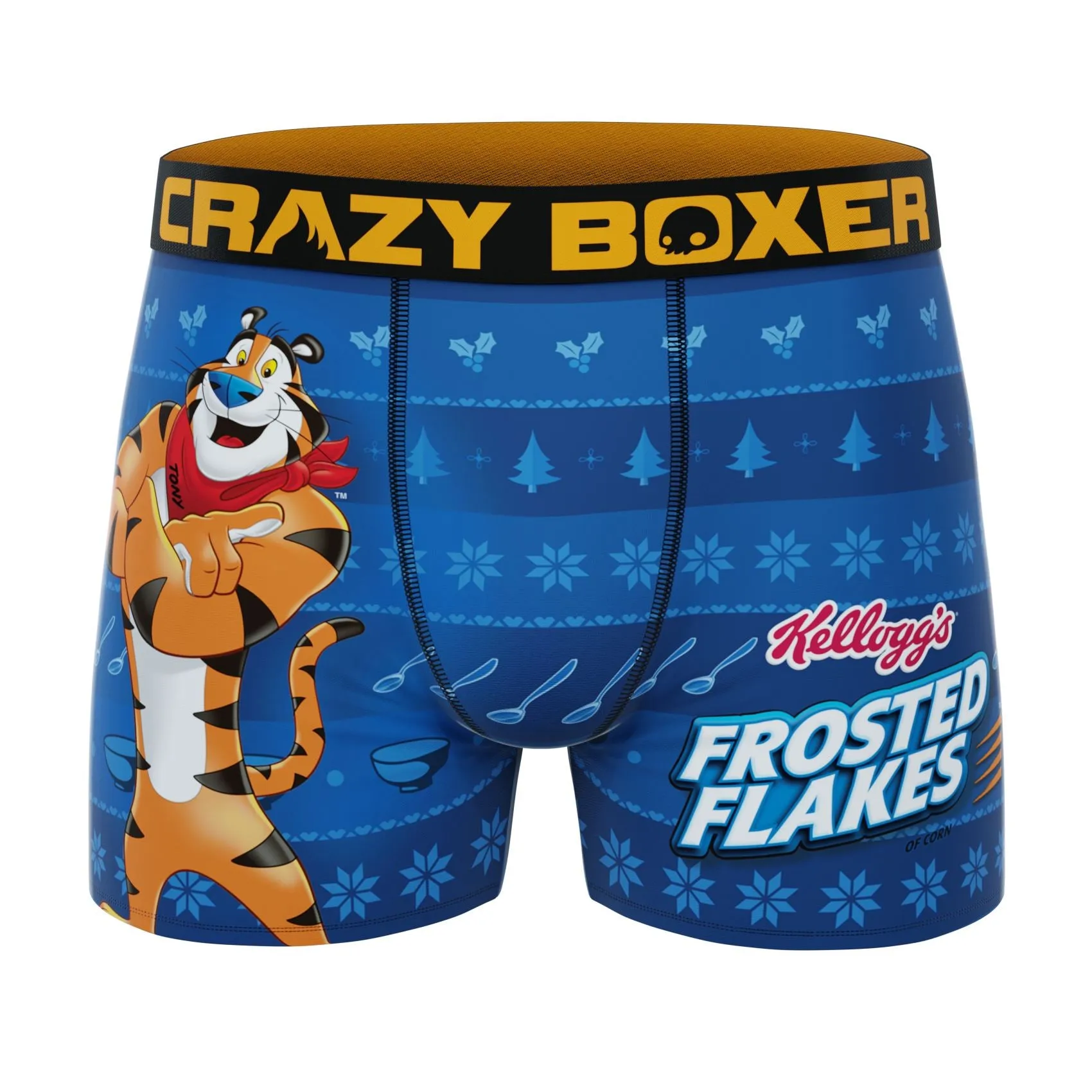CRAZYBOXER Kellogg's Frosted Flakes and Froot Loops Men's Boxer Briefs (5 Pack)