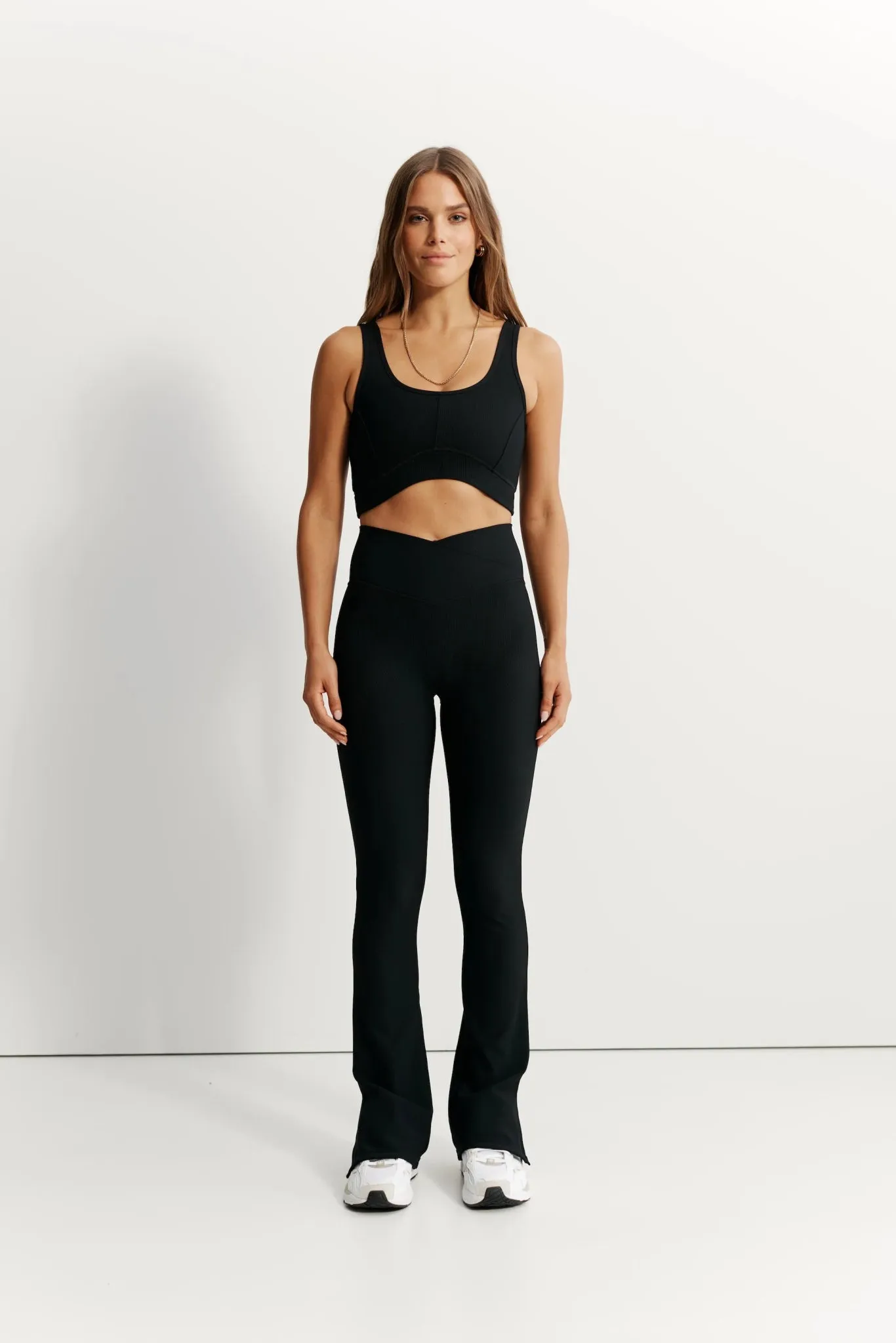 EcoRib V-Waist Split Flare