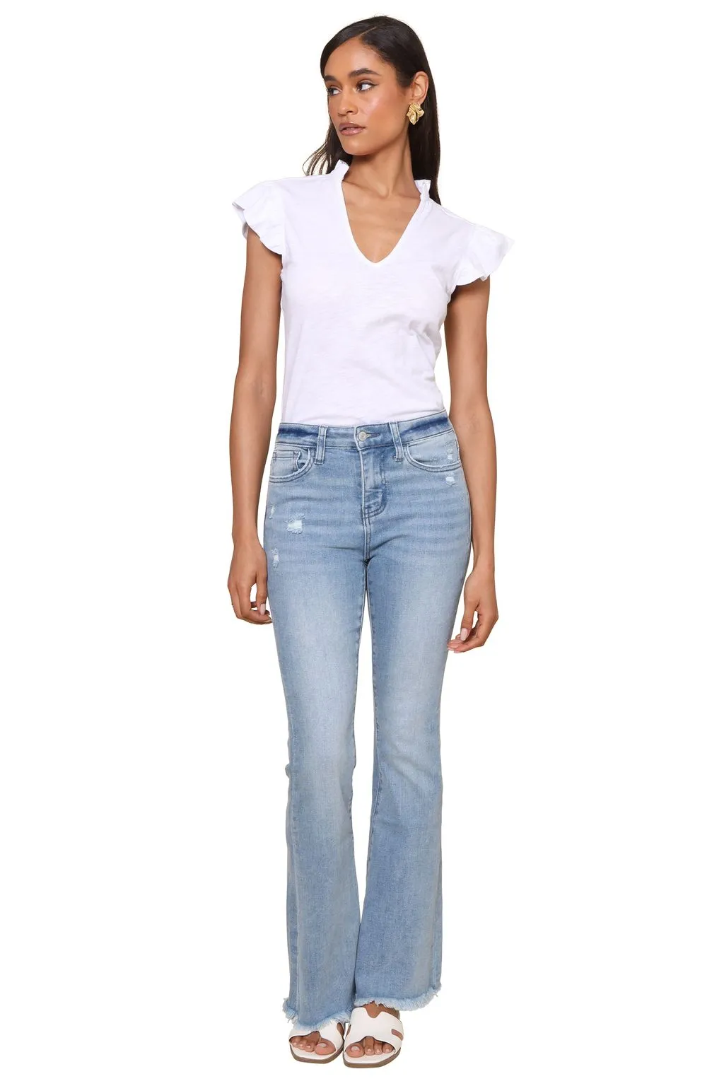 Excel High Rise Flare Jeans