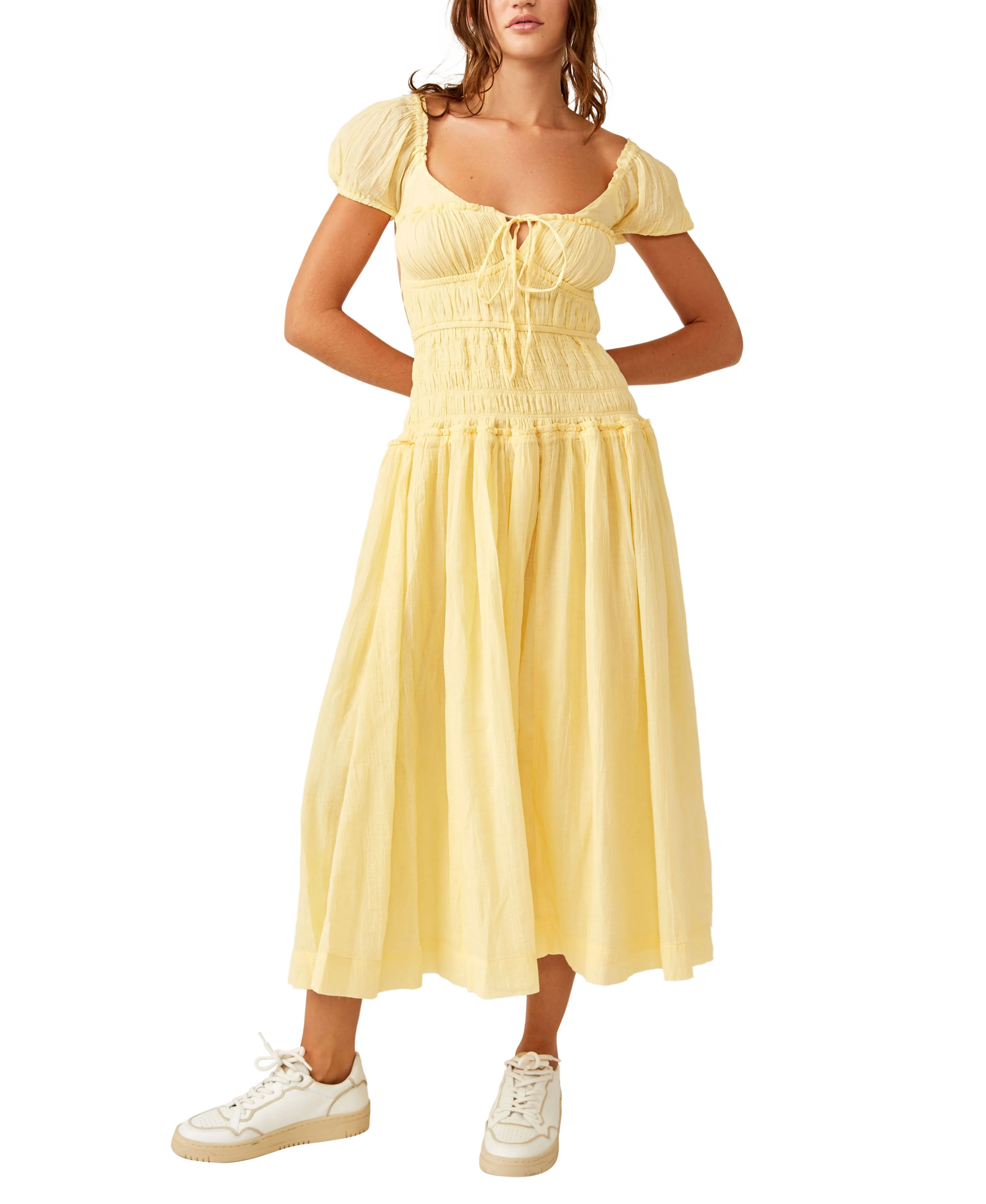 Feeling Bonita Midi Dress - Pineapple Slices