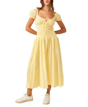 Feeling Bonita Midi Dress - Pineapple Slices