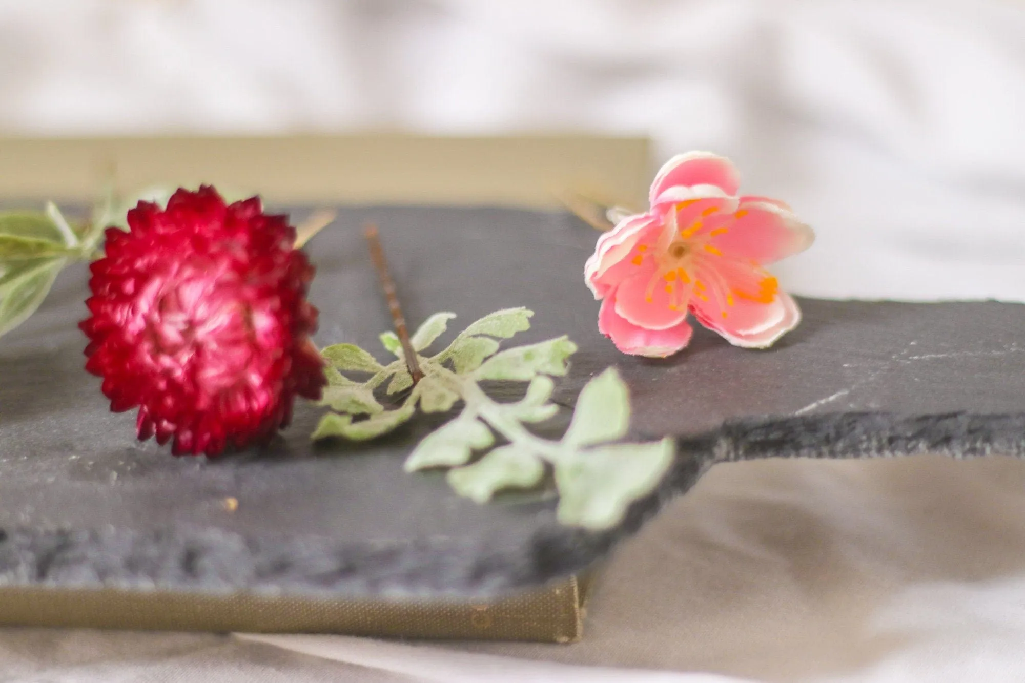 Flower hair pins, Boho hair pins, Hidden Botanics Hair pins, Wedding Hair pins, Flower Pins Set