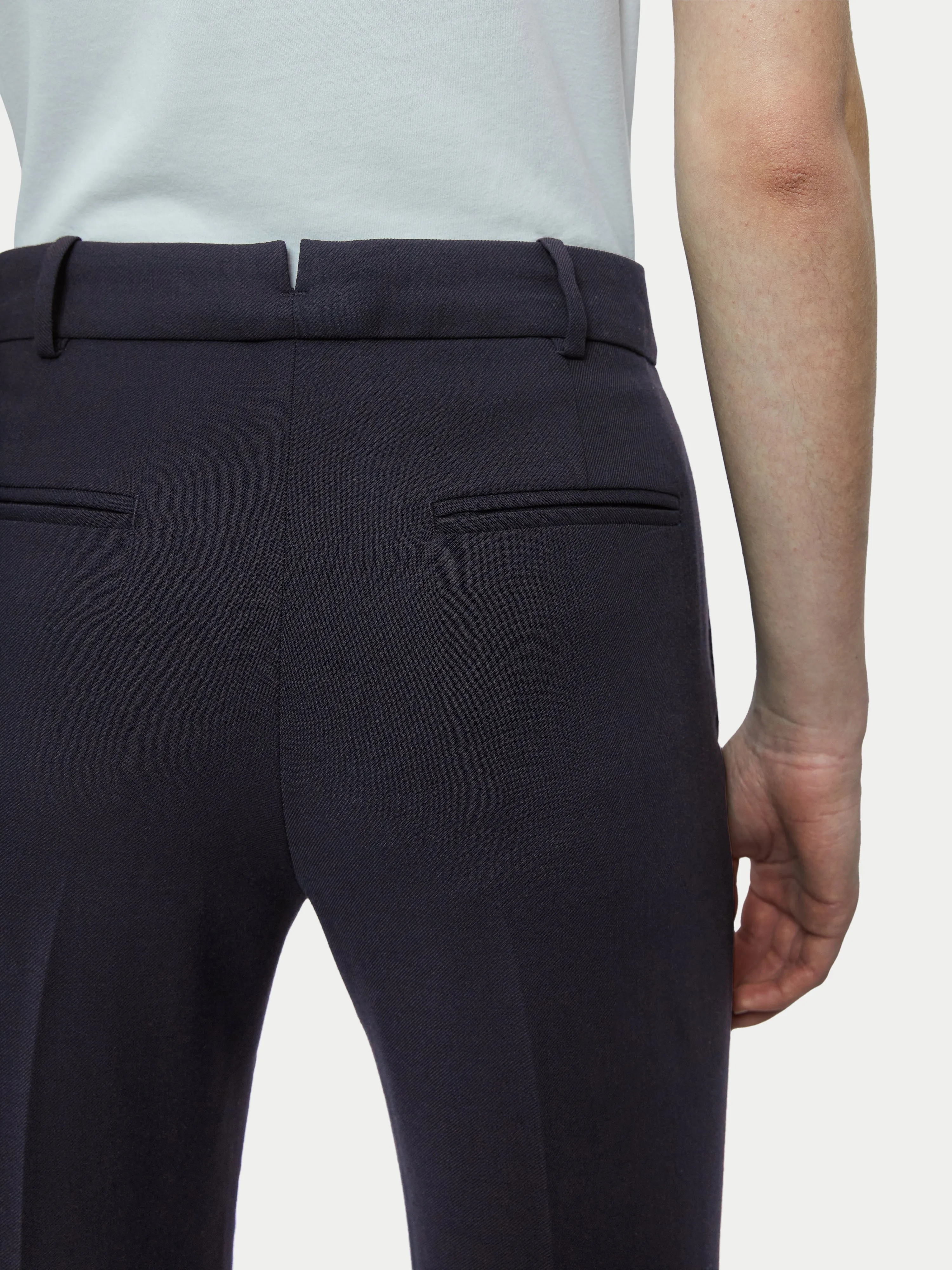 Fluid Twill Palmer Trouser | Black