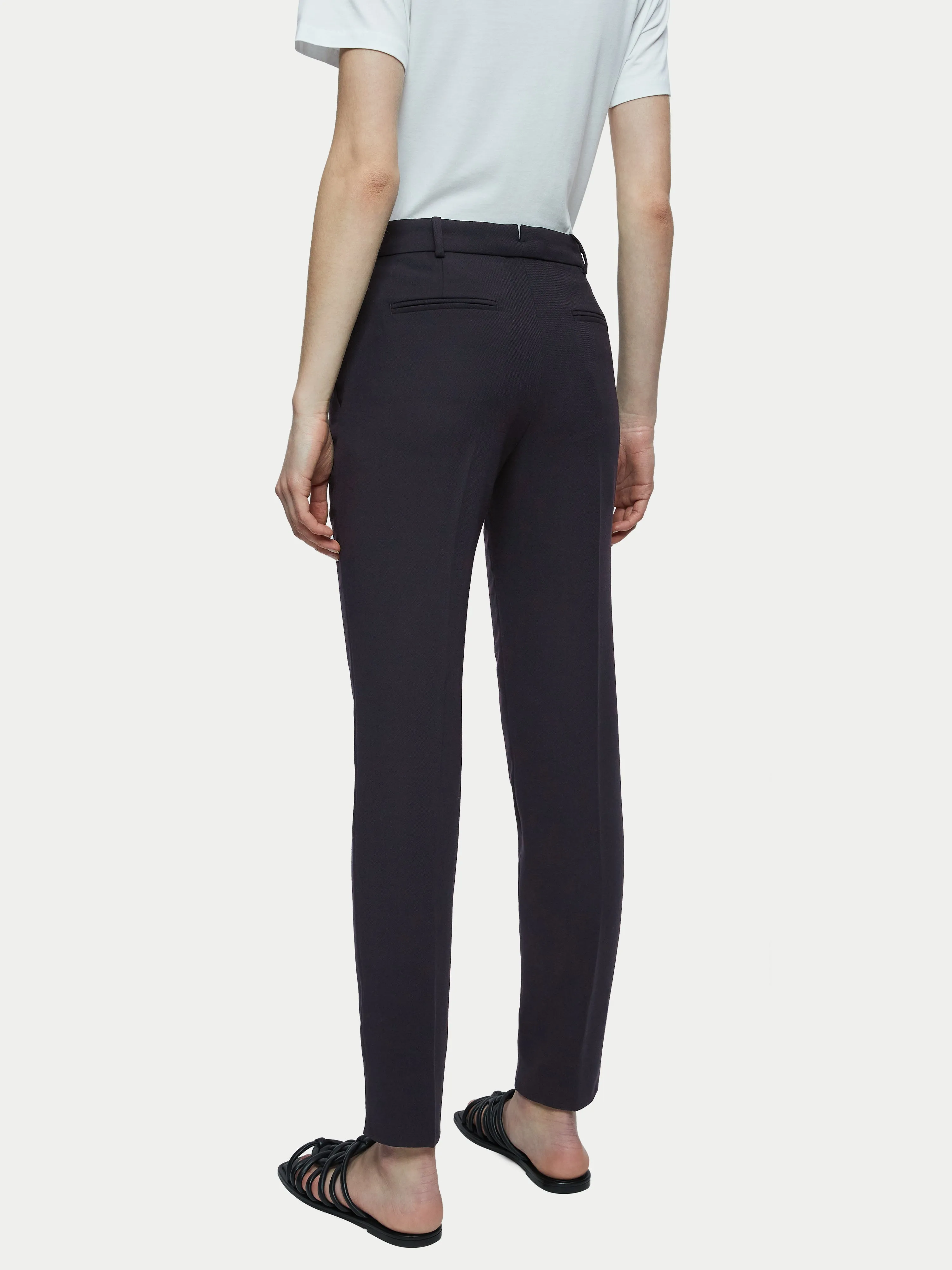 Fluid Twill Palmer Trouser | Black