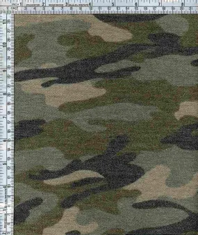 FRENCH TERRY CAMO PRINT ON LOOP SIDE [NF00033-012]