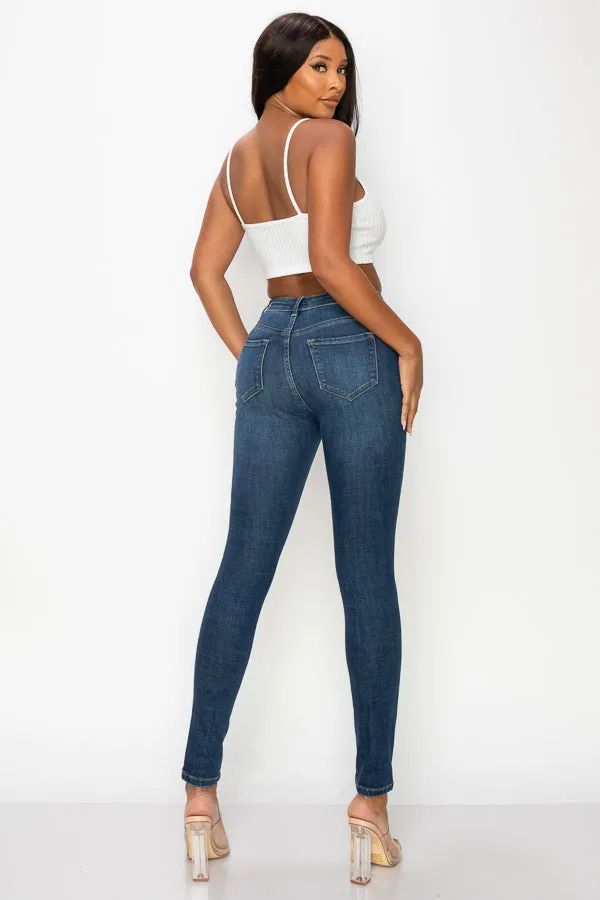 Harper - High Rise Destructed Skinny