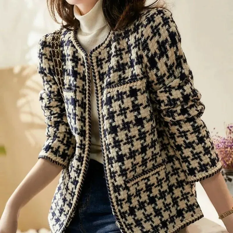 Houndstooth Tweed Blended Vintage