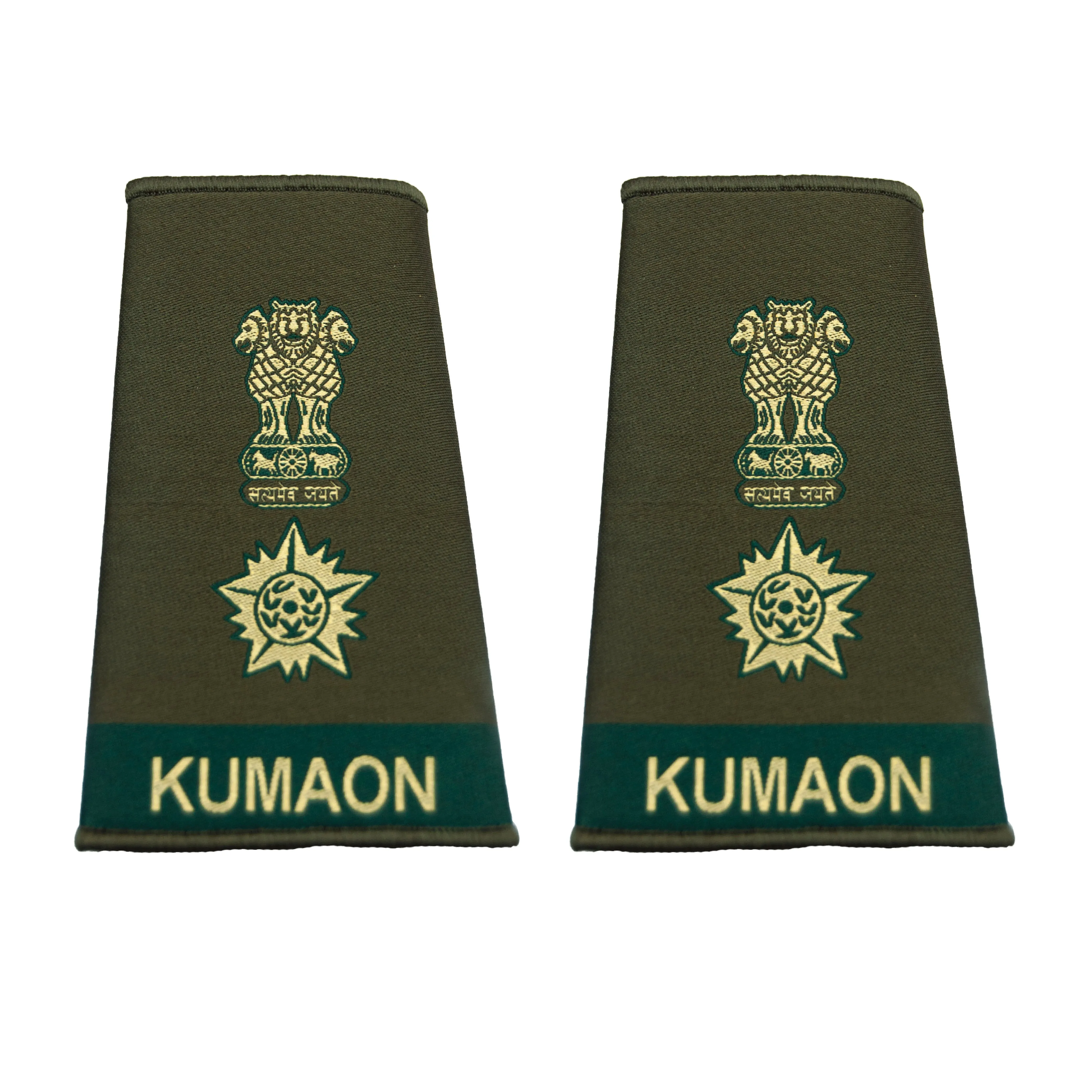 Indian Army Rank Epaulettes - Kumaon Regiment