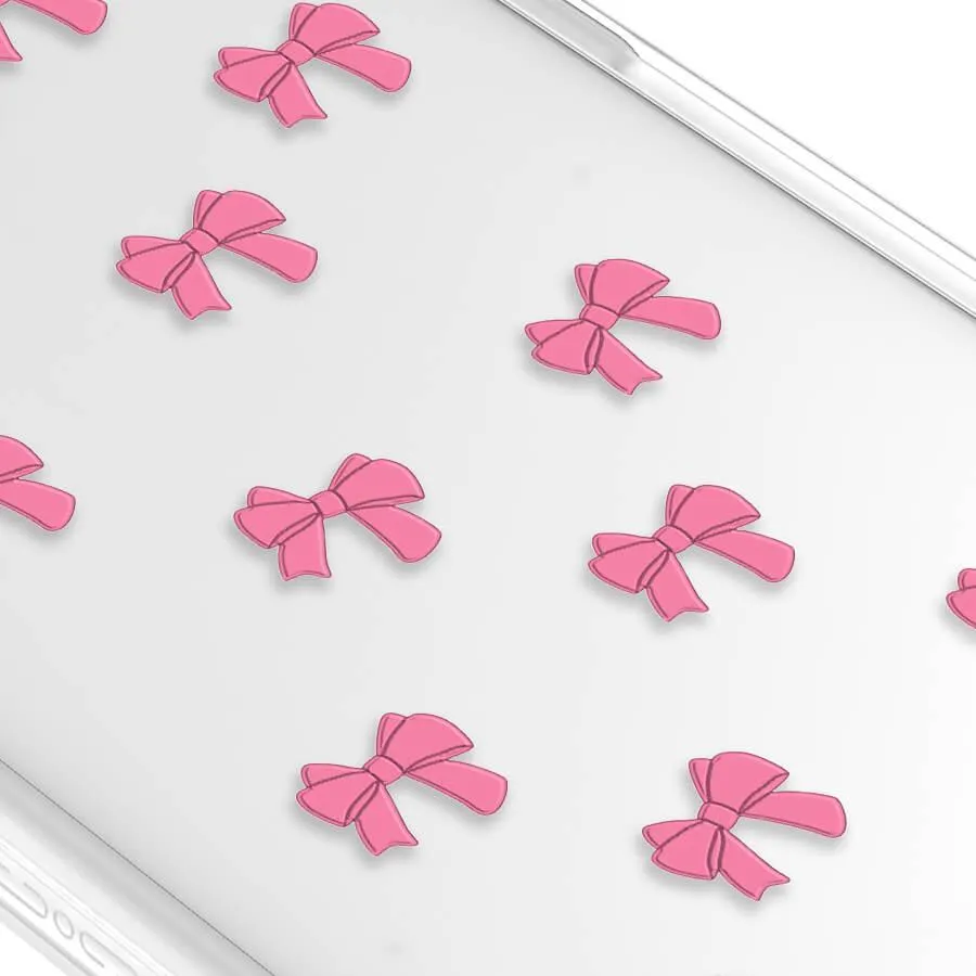 iPhone 12 Pro Max Pink Ribbon Bow Mini Phone Case