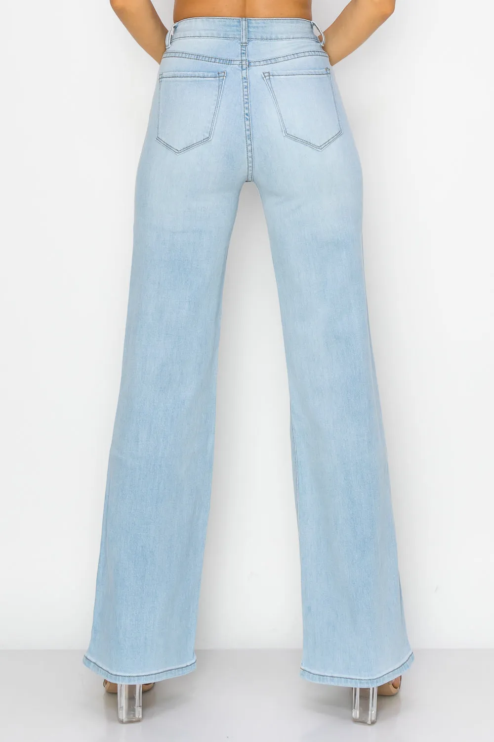 LM-042 WIDE LEG JEANS LIGHT