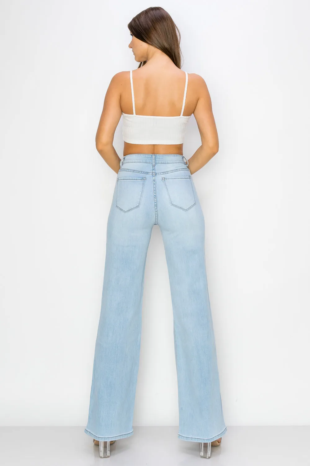 LM-042 WIDE LEG JEANS LIGHT