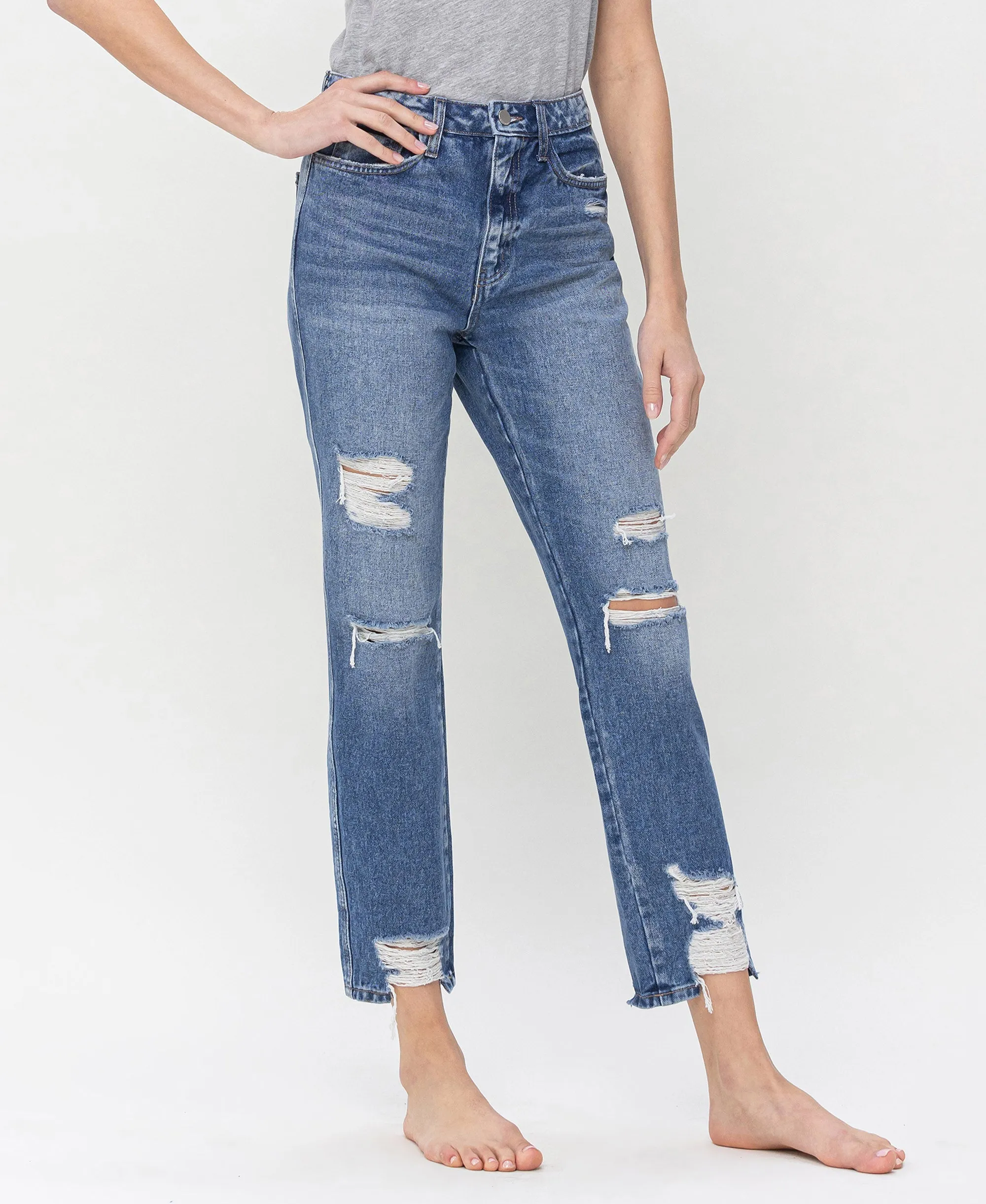 Lolita 2 - Super High Rise Straight Jeans