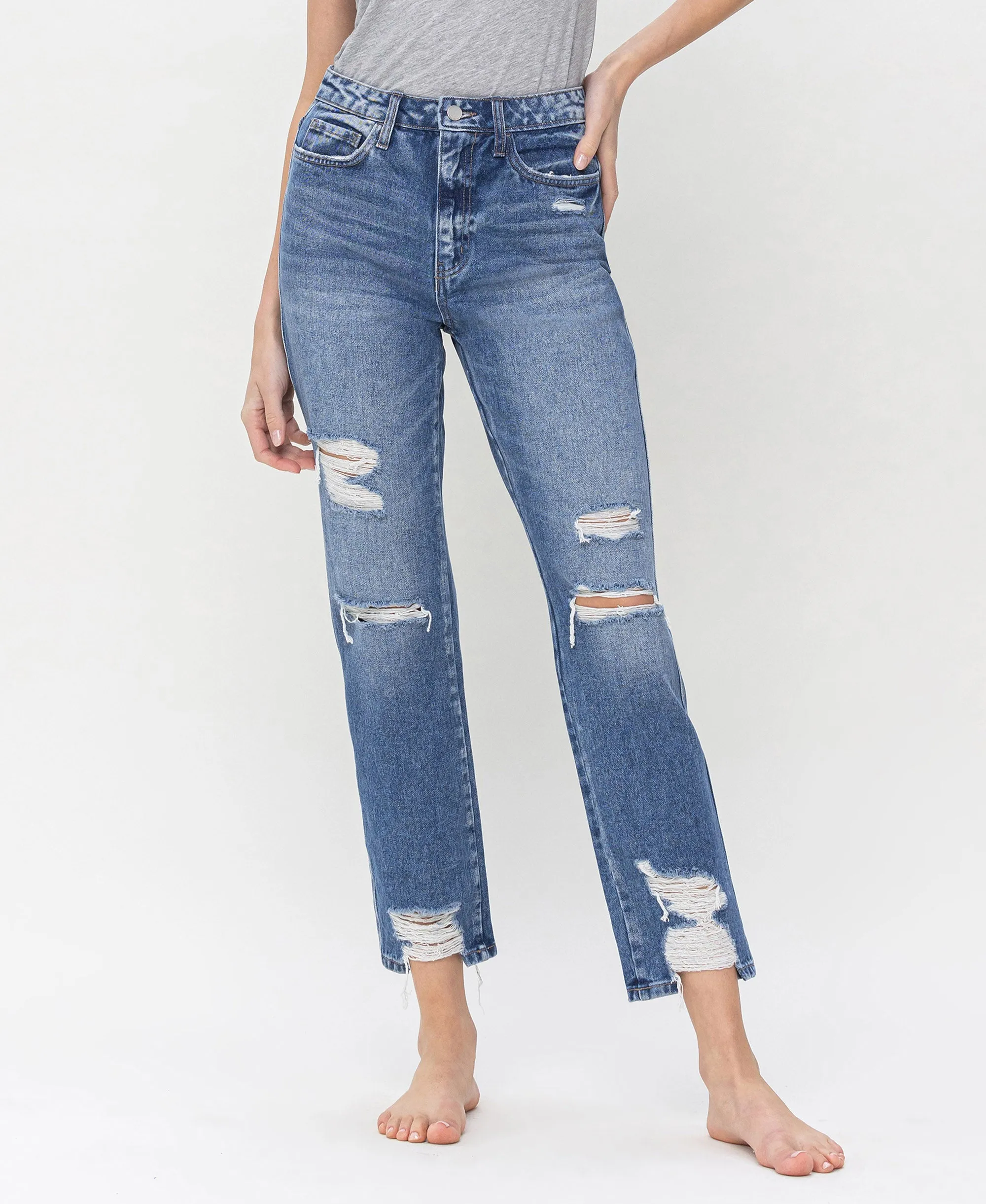 Lolita 2 - Super High Rise Straight Jeans