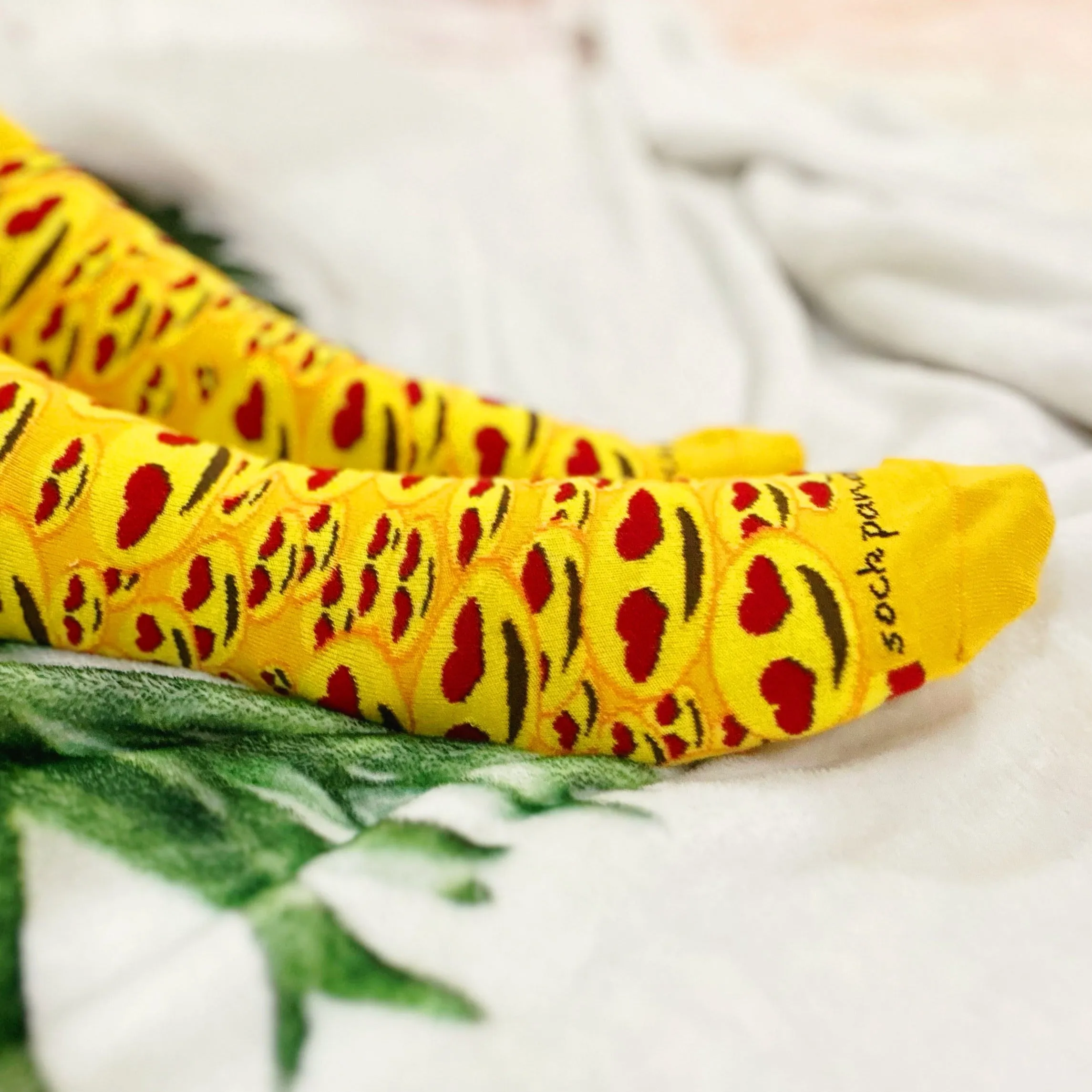 Love Eye Emoji Patterned Socks from the Sock Panda (Adult Medium - Women's Shoe Sizes 5-10)
