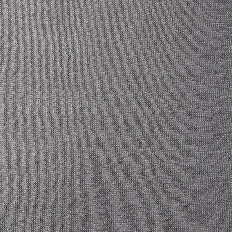 Lucca Luxury Touch Cotton and Silk T-Shirt Grey