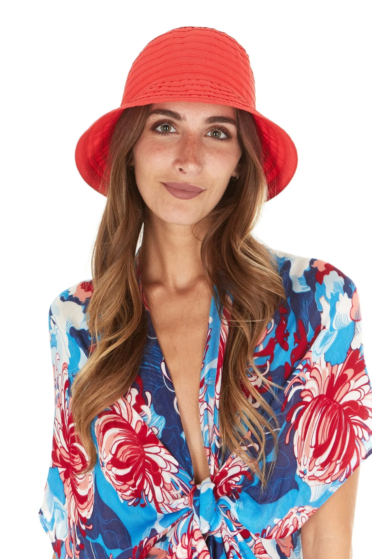 NYC Underground Women Summer Beach Bucket Cloche Travel Packable Foldable Hat