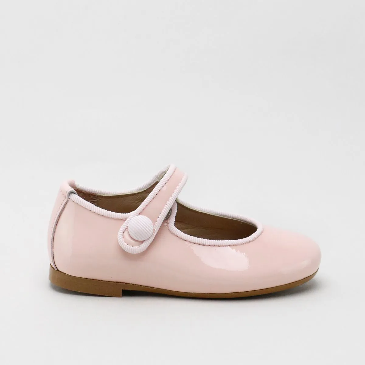 Papanatas Chicle Pink Patent Mary Jane
