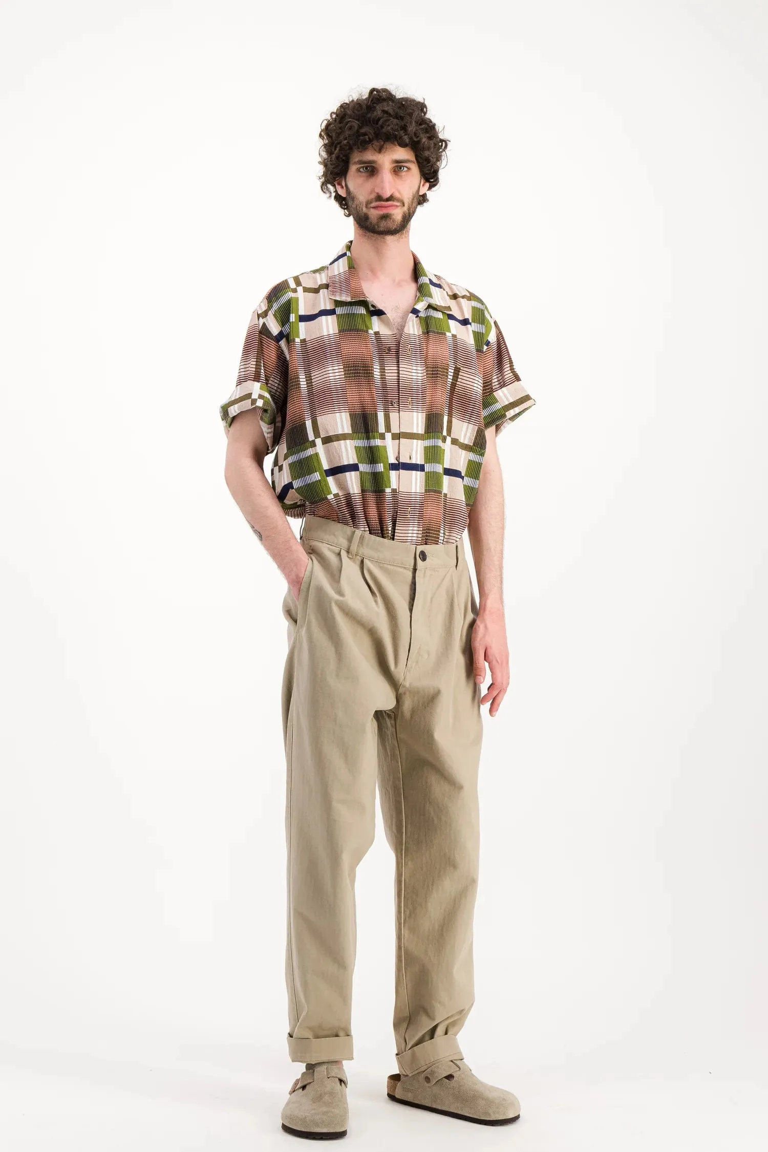 Parages Double Pleat Pants Putty