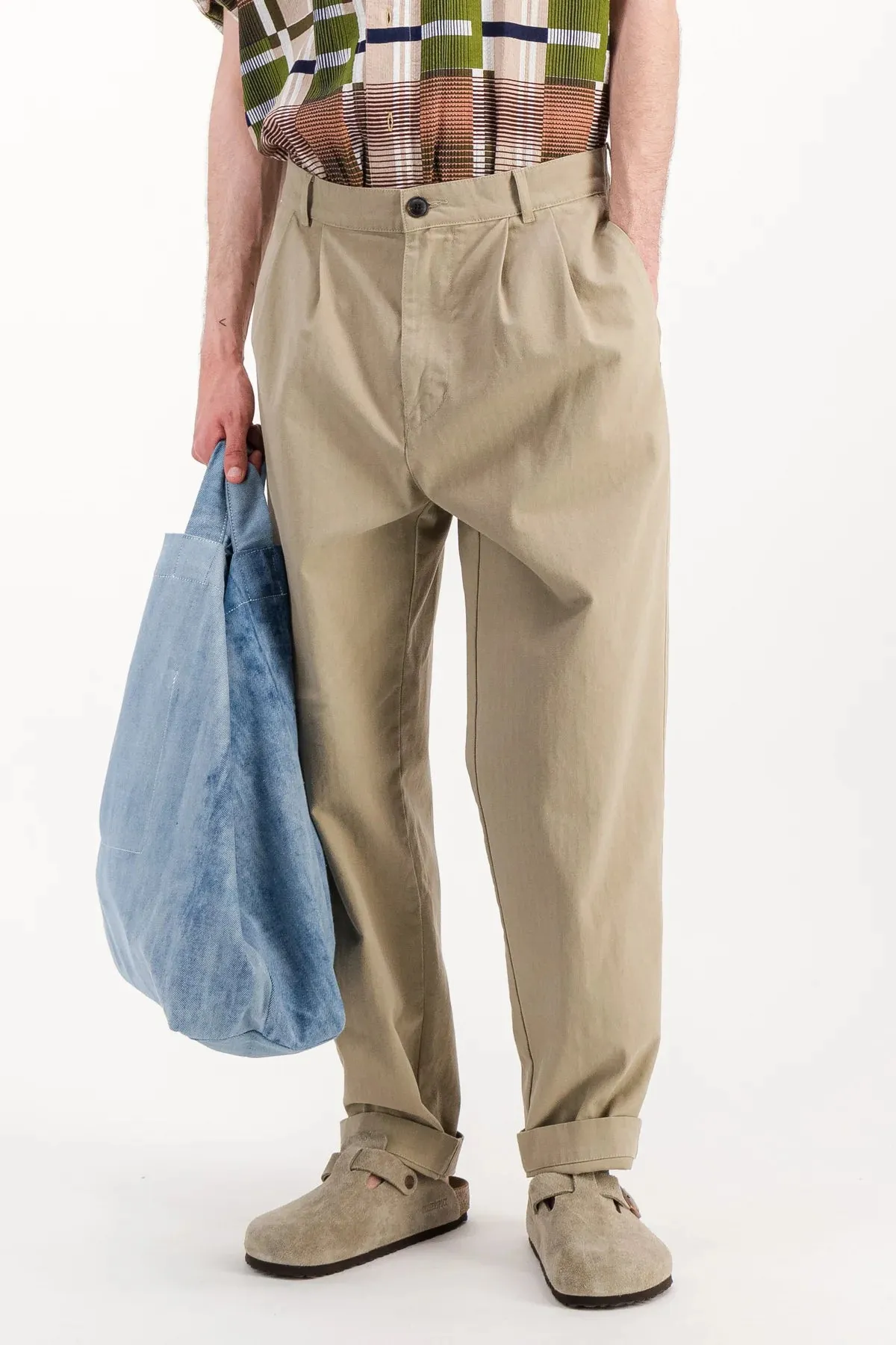 Parages Double Pleat Pants Putty